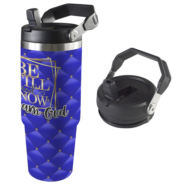 Be Still and Know 30oz Tumbler with Top Handle
