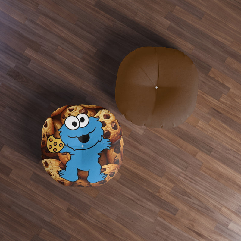 Floor Pillow, Round Floor Pillow, Reading Pillow, Cookie Pillow