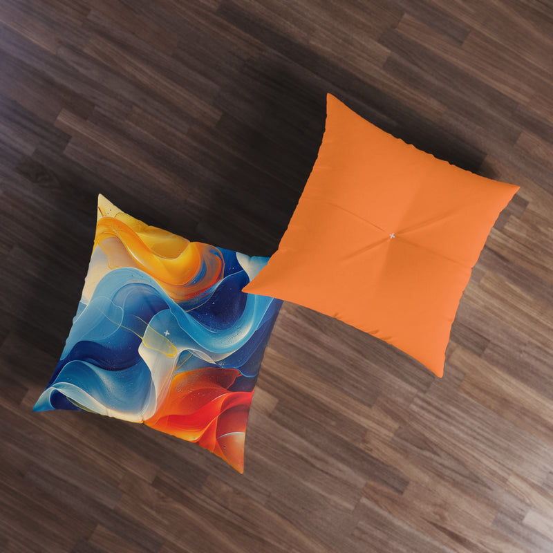 Floor Pillow, Square Pillow, Colorful Pillow