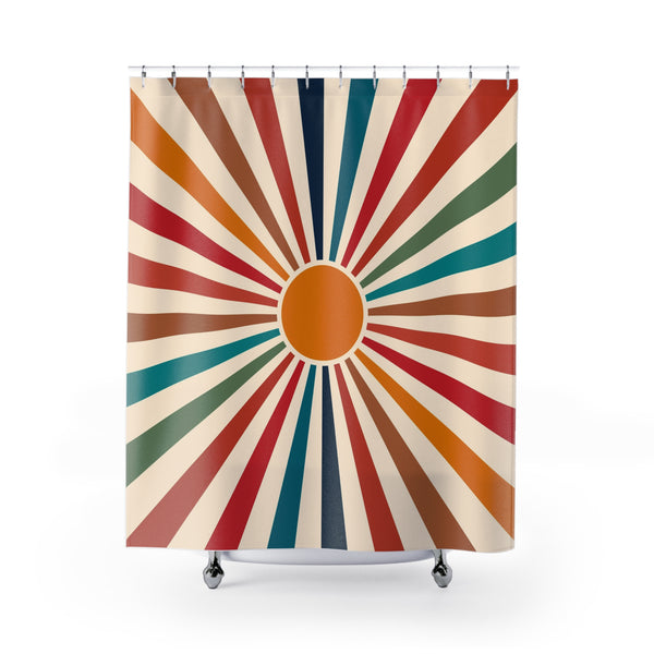 Colorful Shower Curtain, Bathroom Decor,