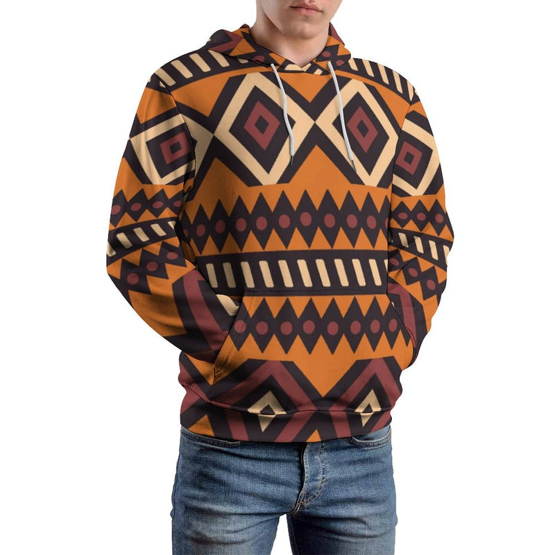 African Print Hoodie, Double hat sweater