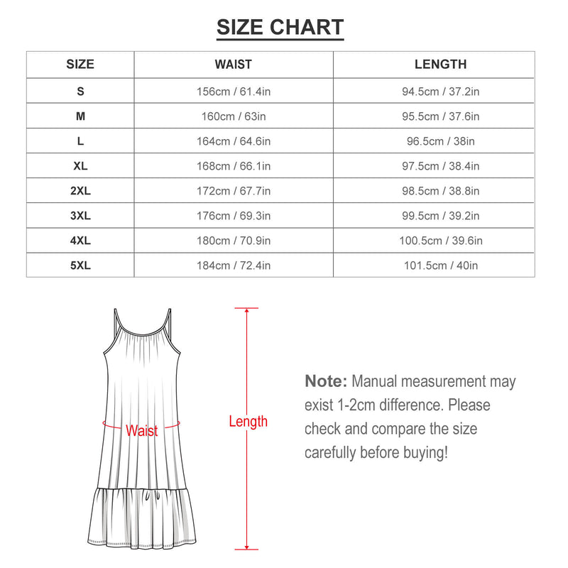 Suspender Sleeveless Dress Suspender skirt