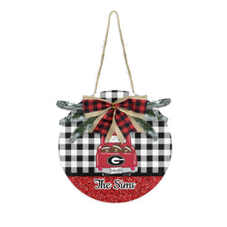 Georgia Christmas Door Hanger (11.8inch)