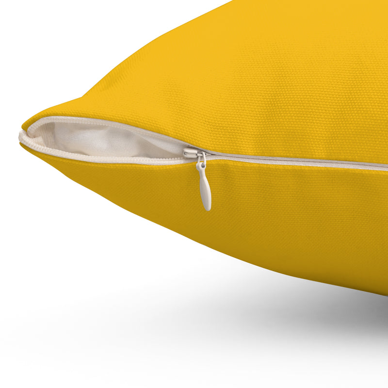 Pillow, Sofa Pillow, Throw pillow, Square Pillow, Yellow Pillow, Be Still and Know