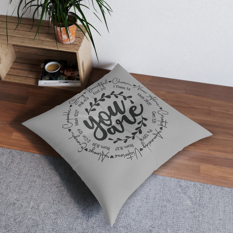 Prayer Pillow, Meditation Pillow, Floor Pillow, Square Pillow