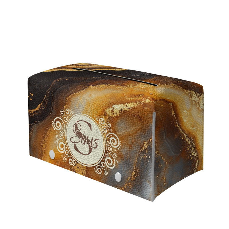 PU leather rectangular tissue box