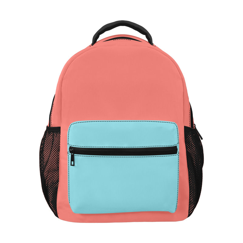 Colorful 17-inch All Over Print Casual Backpack