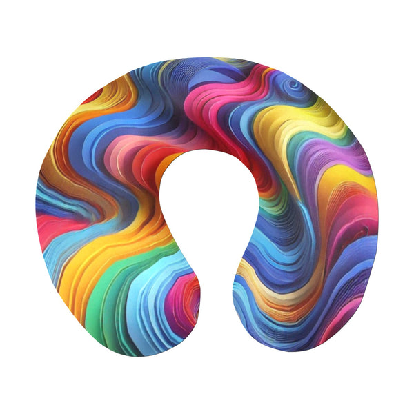 Colorful U-Shape Travel Pillow