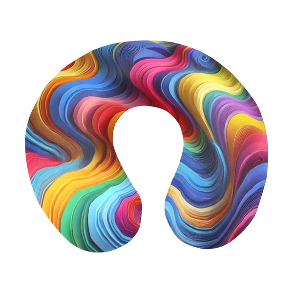 Colorful U-Shape Travel Pillow