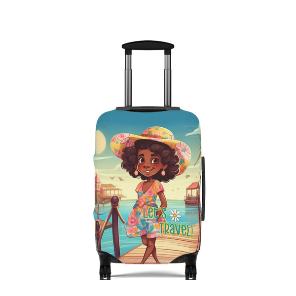 Luggage Cover, Luggage Protector, Suitcase Protector Travel Suitcase Cover, Boardwalk