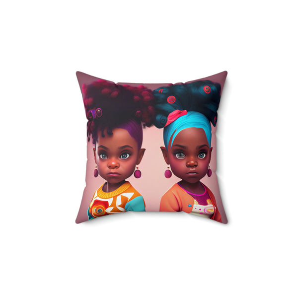 Pillow Cover, She is Clothed with Dignity and Strength, Spun Polyester Square Pillow, Bedroom pillow