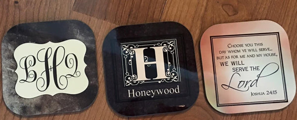 Coasters|Personalized Coaster|Desk Decor