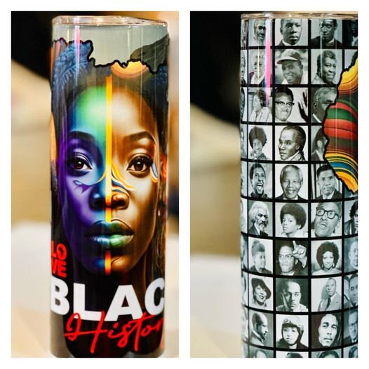 Black History Month Tumbler, Black History, 20oz Tumbler